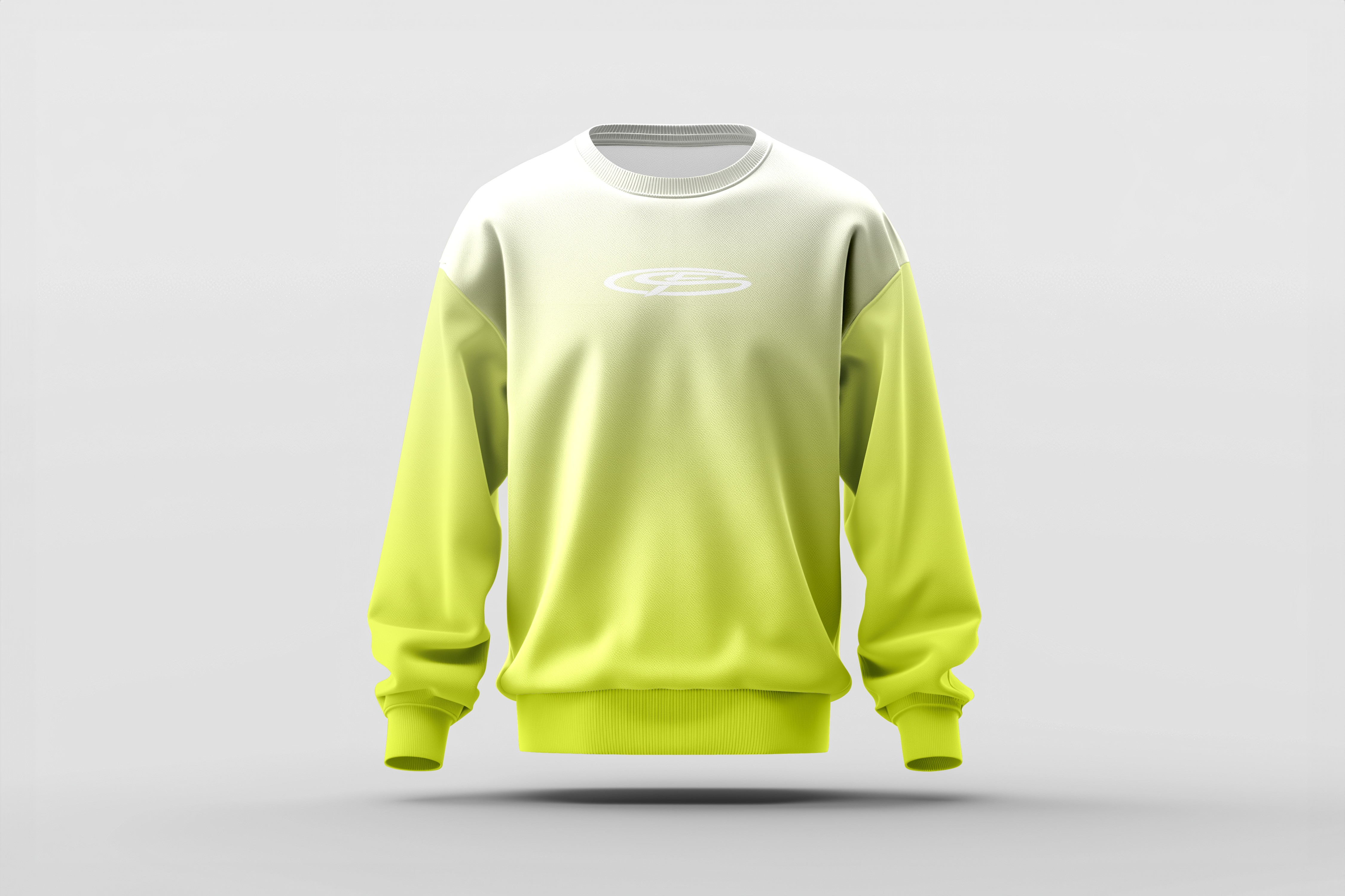 Sweatshirt Força Suprema - Gradiente Amarelo/Verde